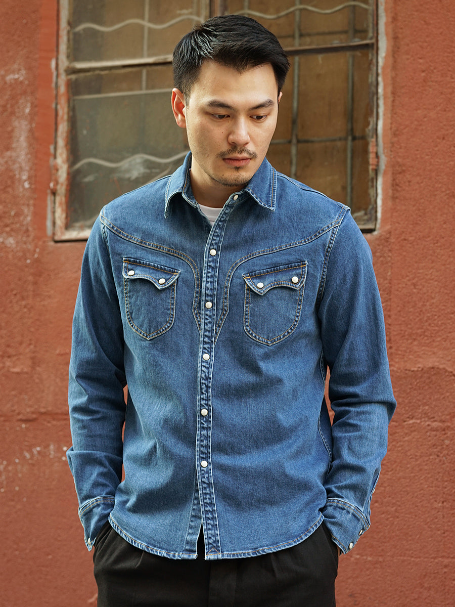 Washed Denim Shirt