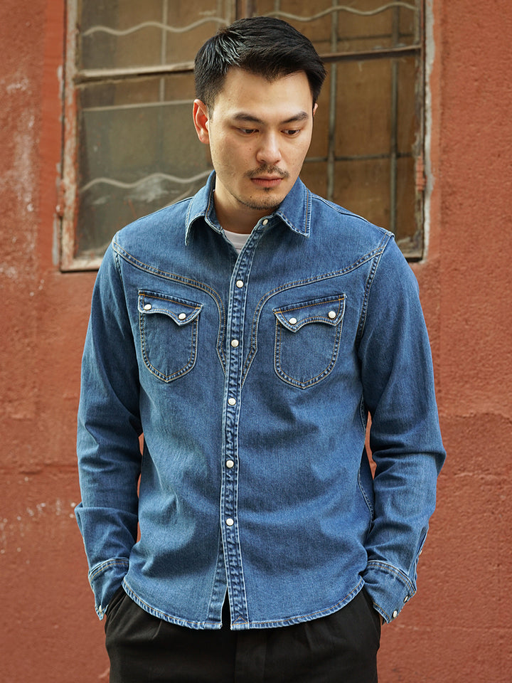 Washed Denim Shirt