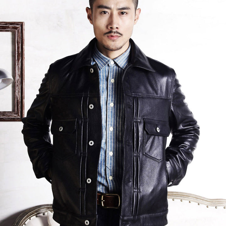 Wool Liner Leather Jacket