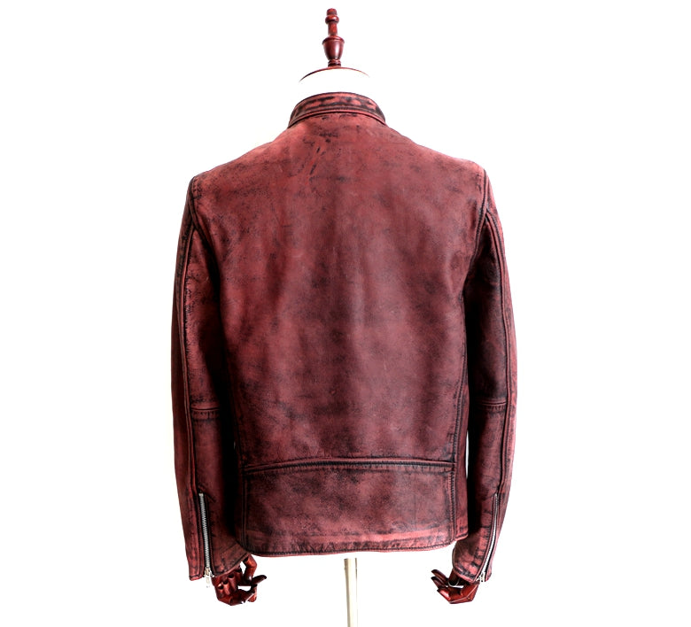 Slim-Fit Leather Jacket