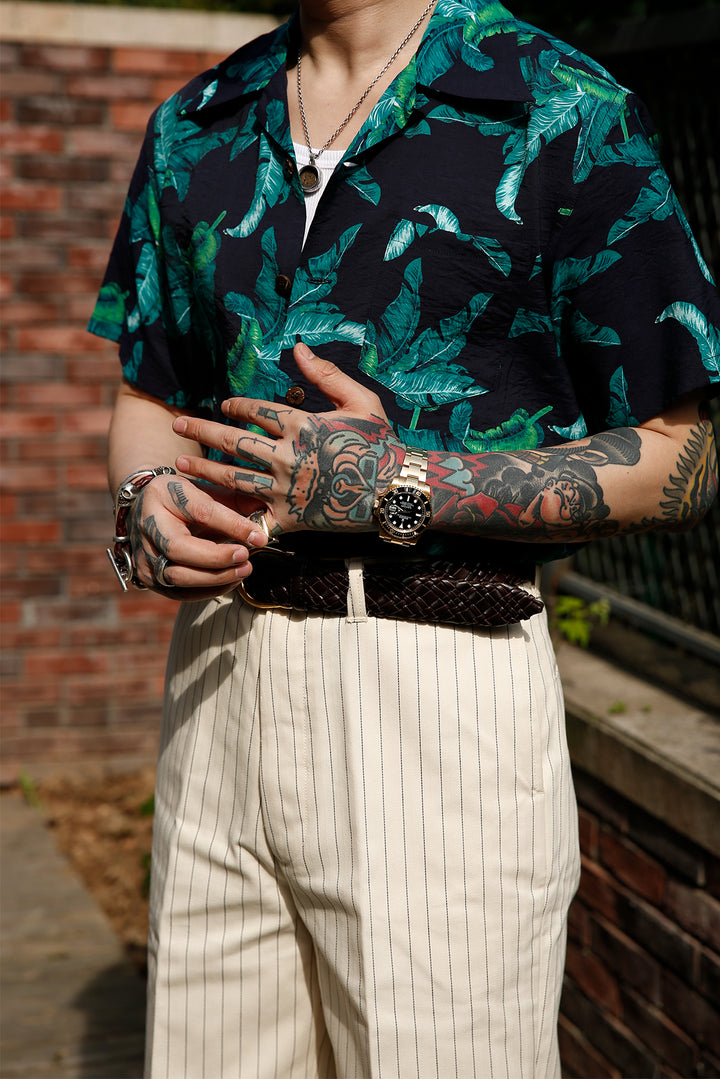 Short-Sleeved Hawaiian Shirt