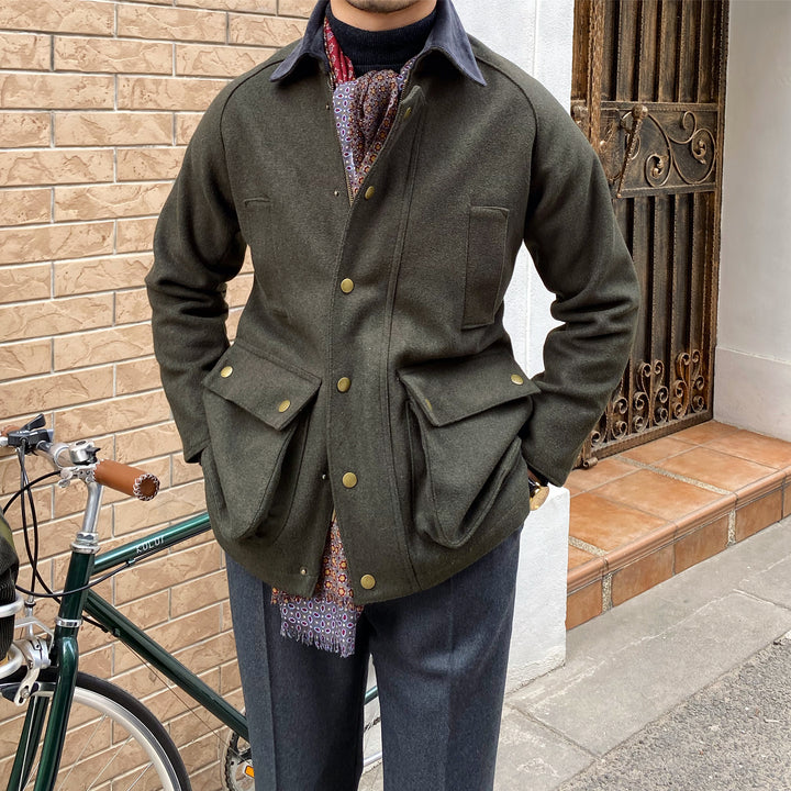 Military Tweed Safari Jacket