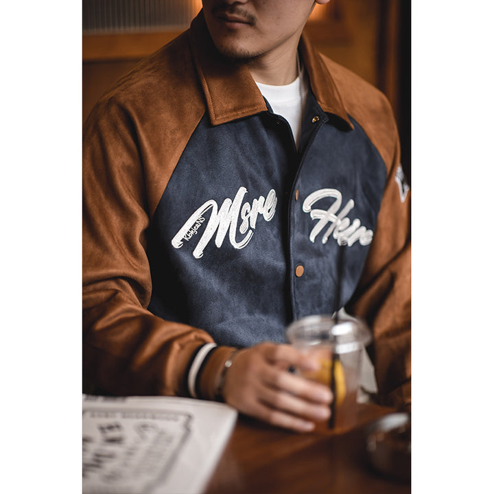 Lapel Baseball Jacket