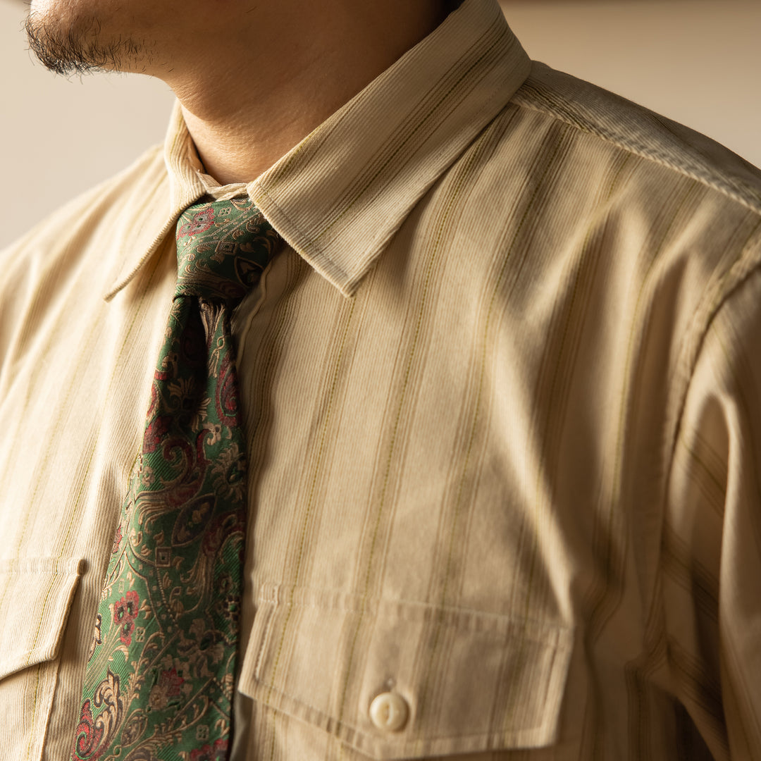 Striped Corduroy Shirt