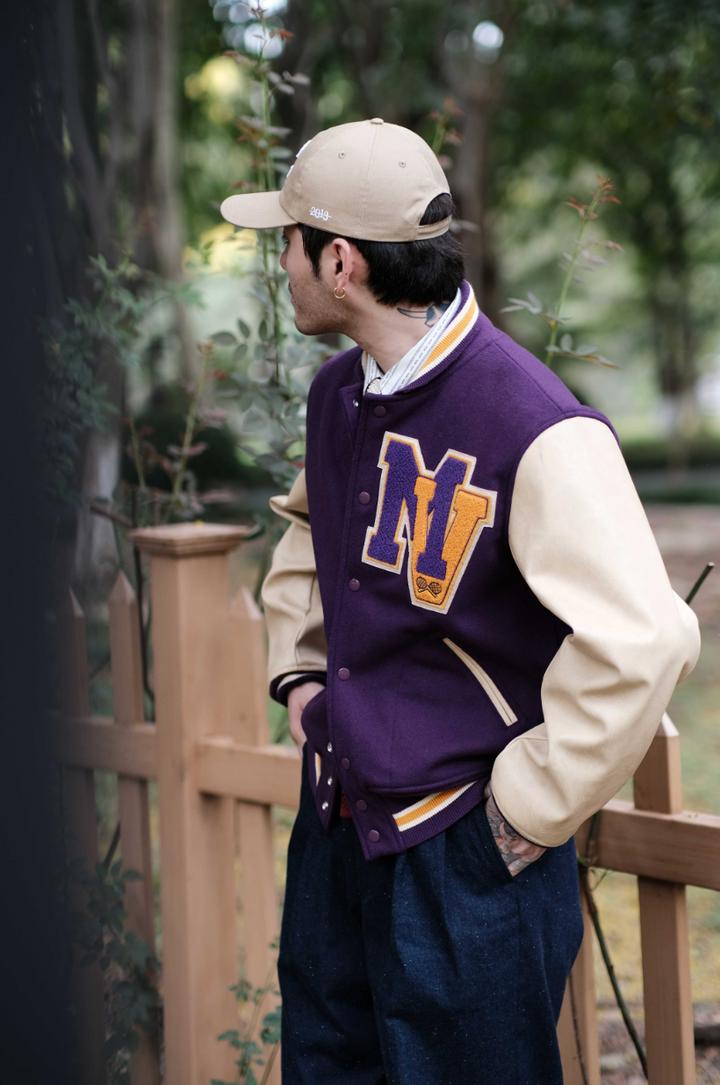 Embroidered Baseball Jacket