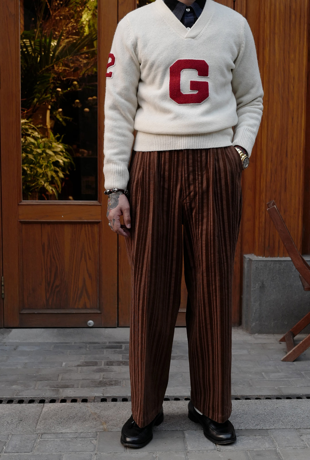 Corduroy Wide Leg Pants