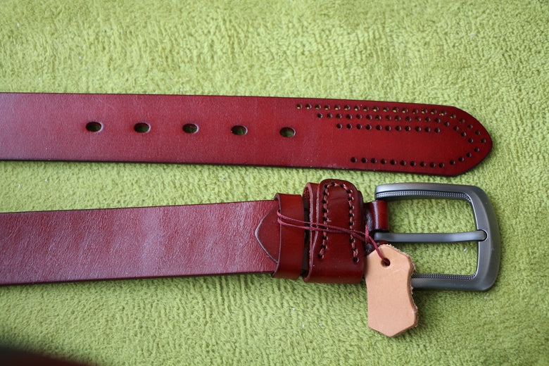 Top Layer Cowhide Belt