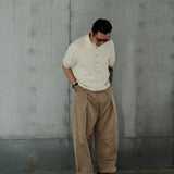 Labor Union Classic Khaki Loose Trousers For Spring And Summer