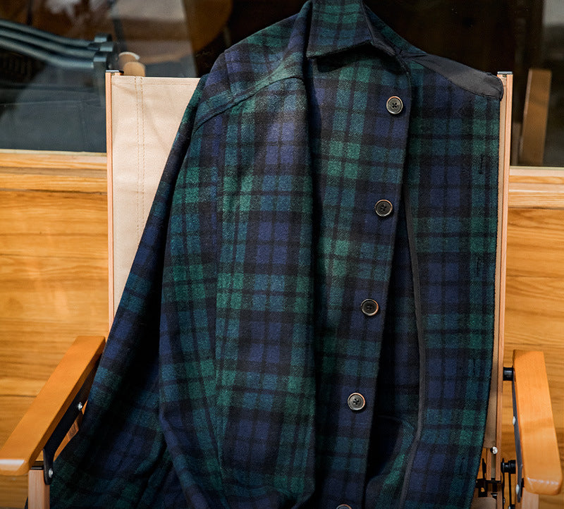 Plaid Wool Jacket