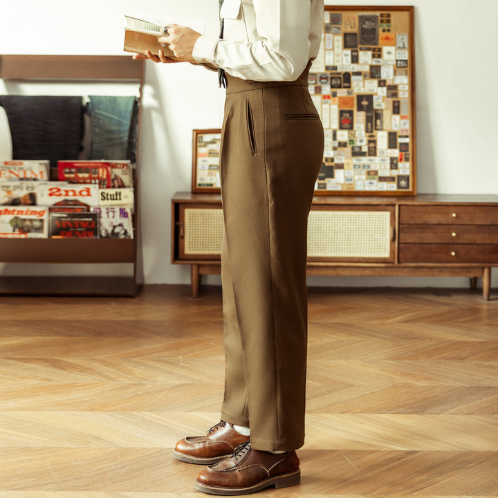 Wrinkle-Free Vintage Trousers