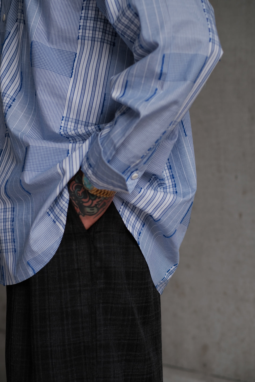 Spliced Relaxed Shirt