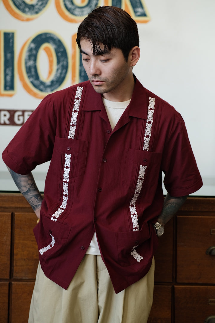 Embroidered Aloha Shirt