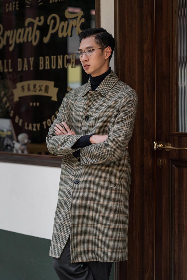 Tweed Mid-Length Coat