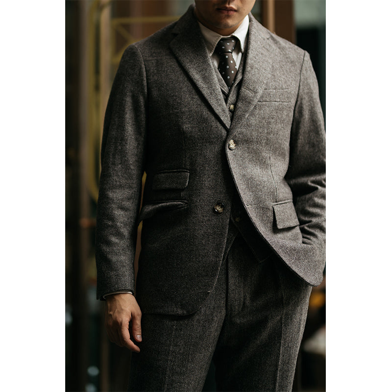 Tweed Wool Suit