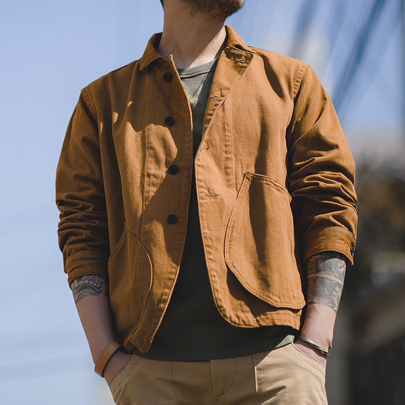 Multi-Pocket Casual Jacket