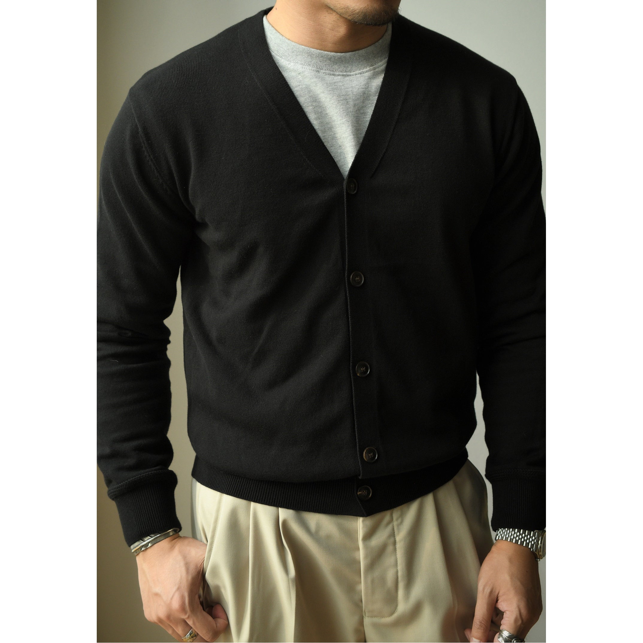 Retro Cotton Cardigan Long-sleeved Sweater Jacket
