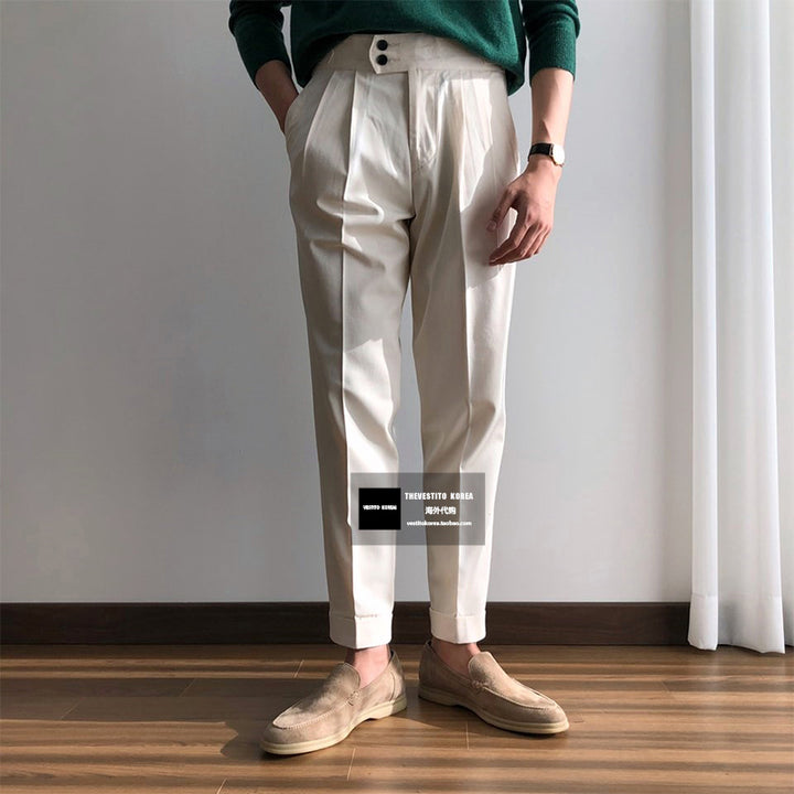 Pleated Casual Pants