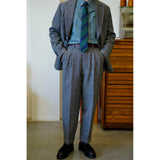 Antique Kangzheng Labor Union Retro Wool Tweed Classic Ivy Trousers