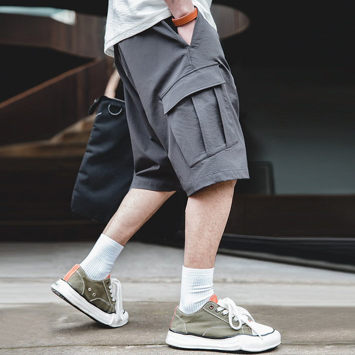 Multi-Pocket Cargo Shorts