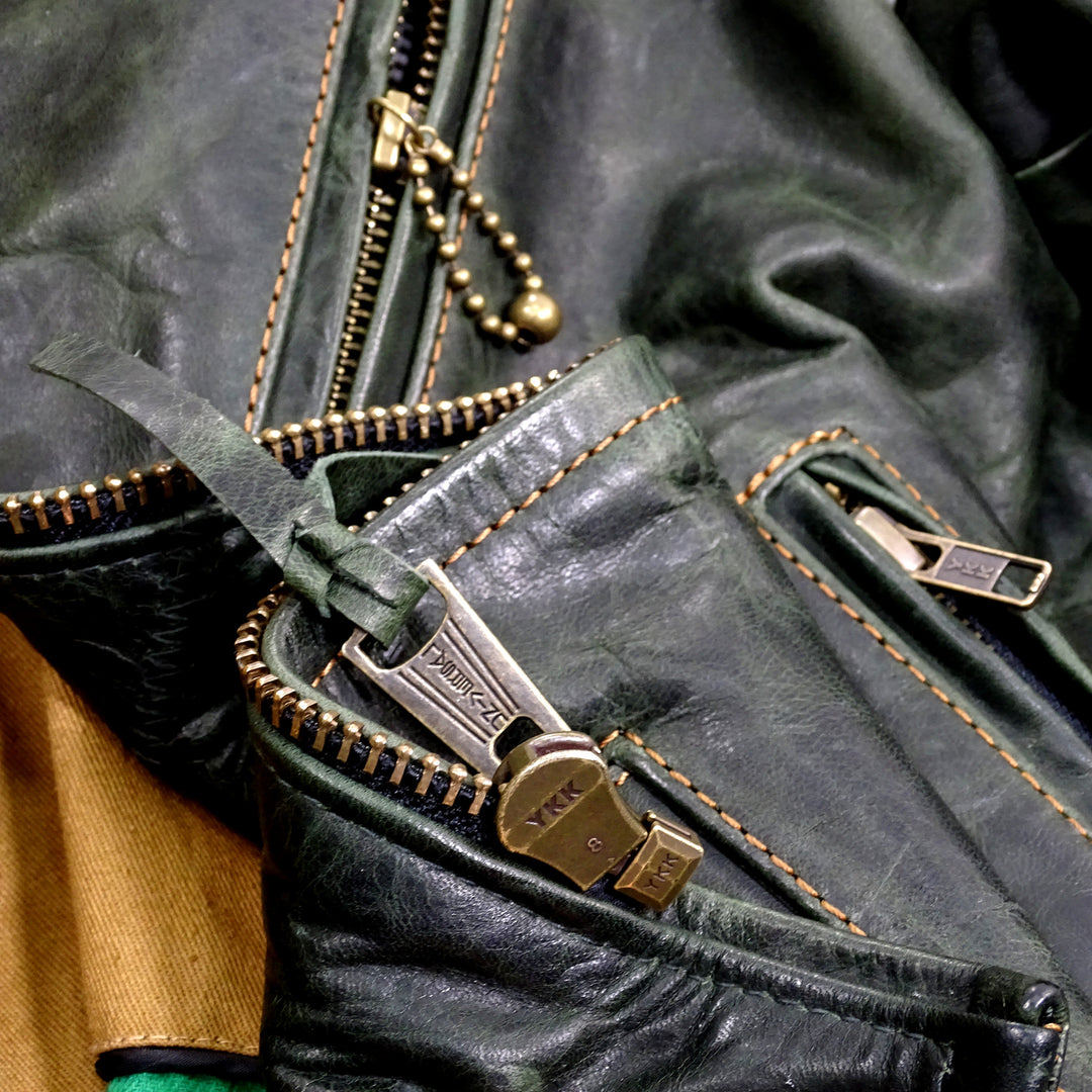 Green Pony Skin Jacket