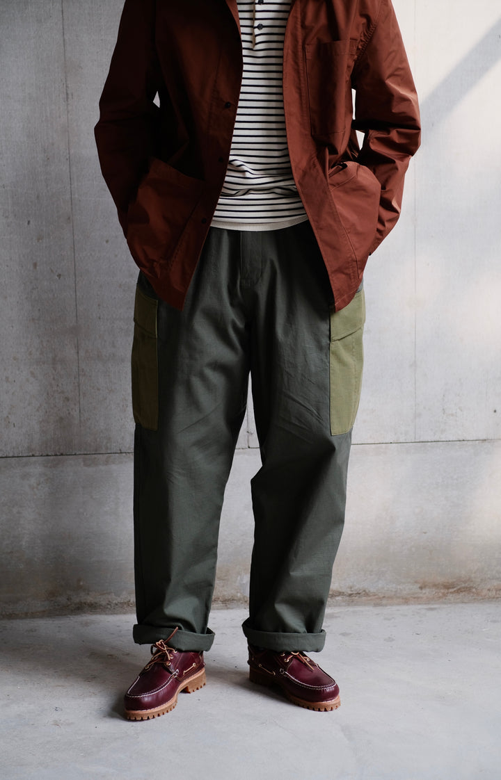 Cargo Trousers with Drawstring