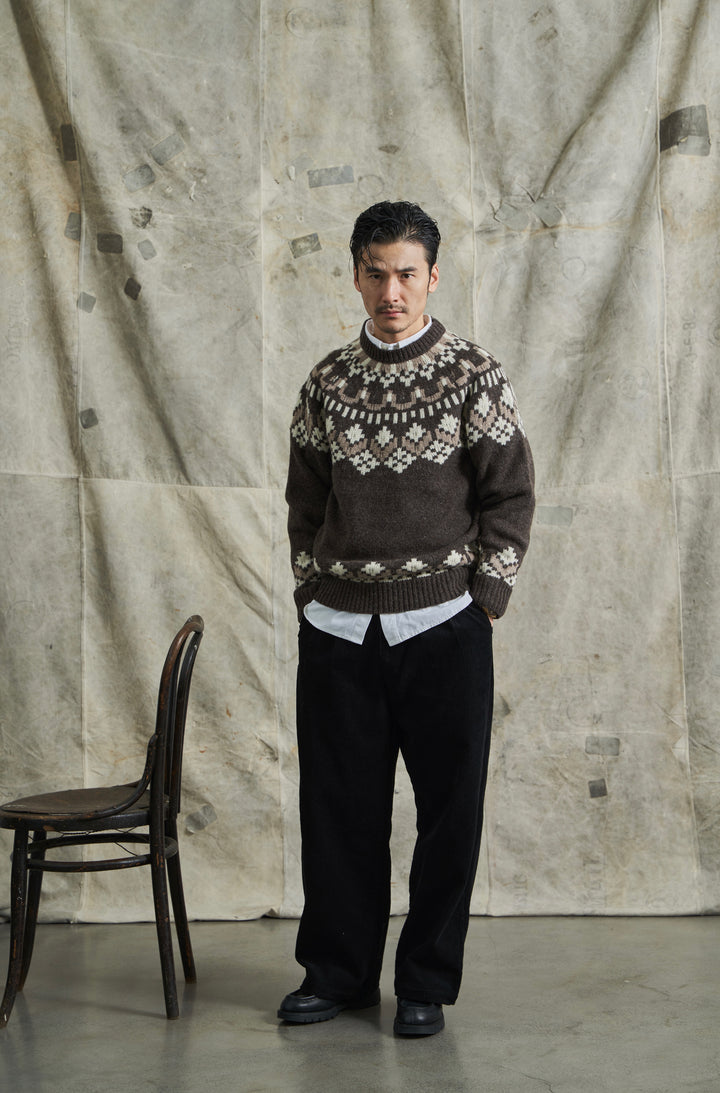 Jacquard Pattern Pullover