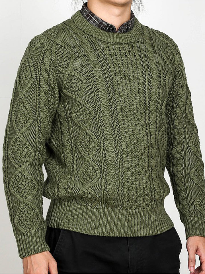 Twist Stitch Aran Sweater