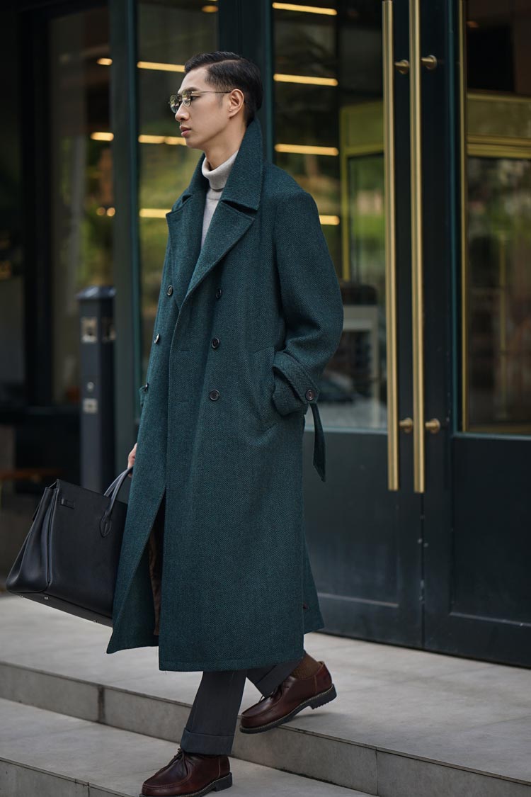 Over Knee Wool Coat