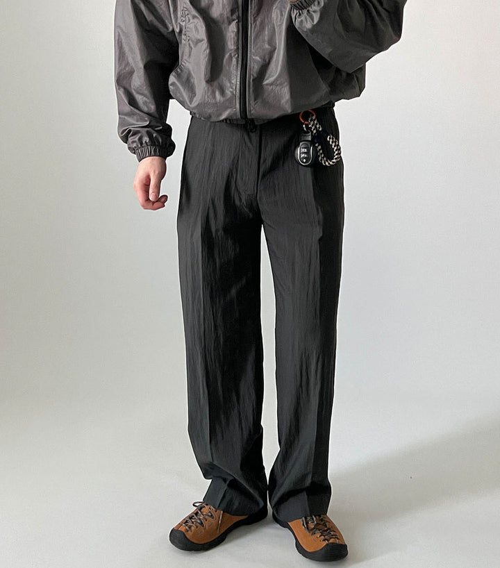 Running Drape Cotton Trousers