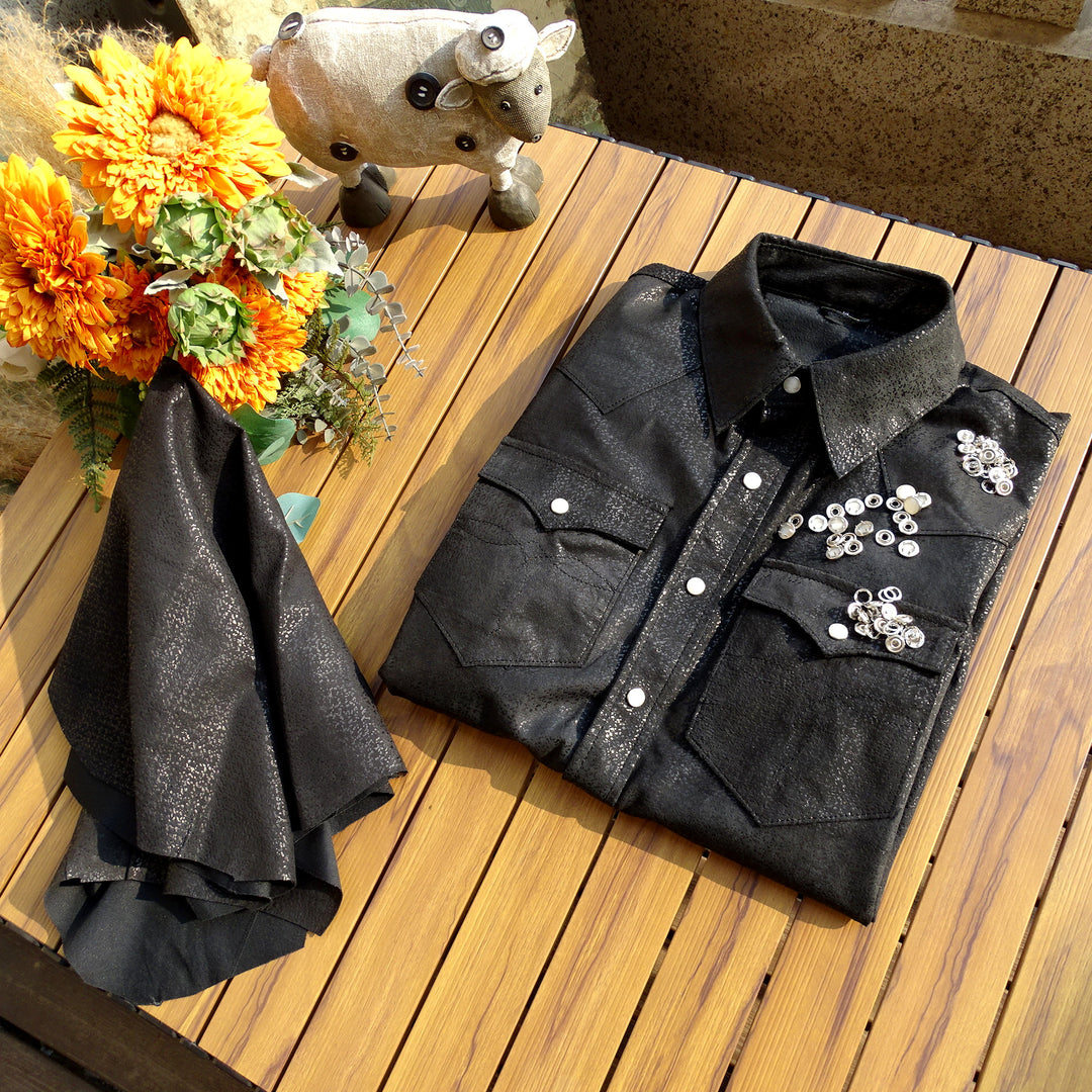 Unlined Leather Shirt