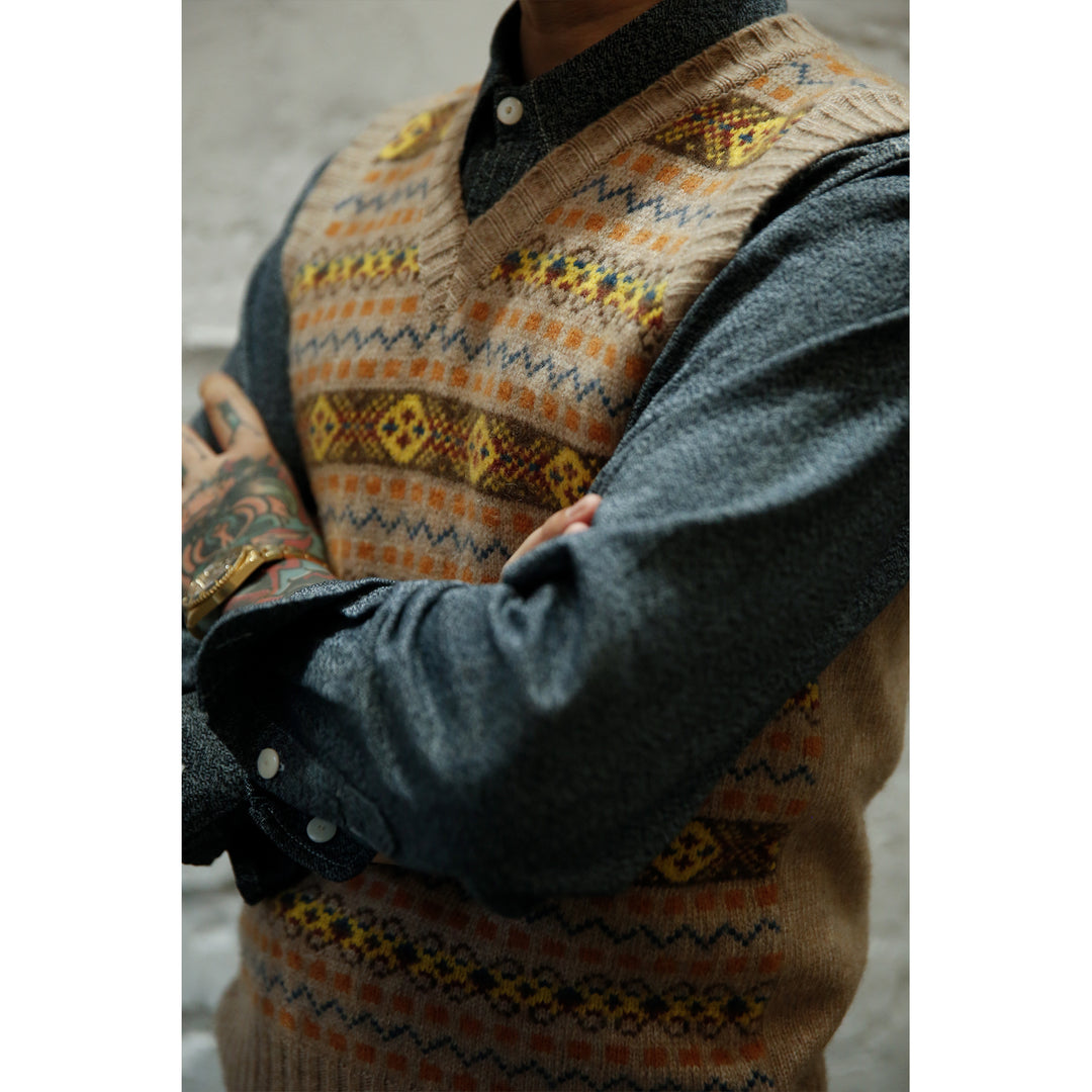 Fair Isle Wool Vest