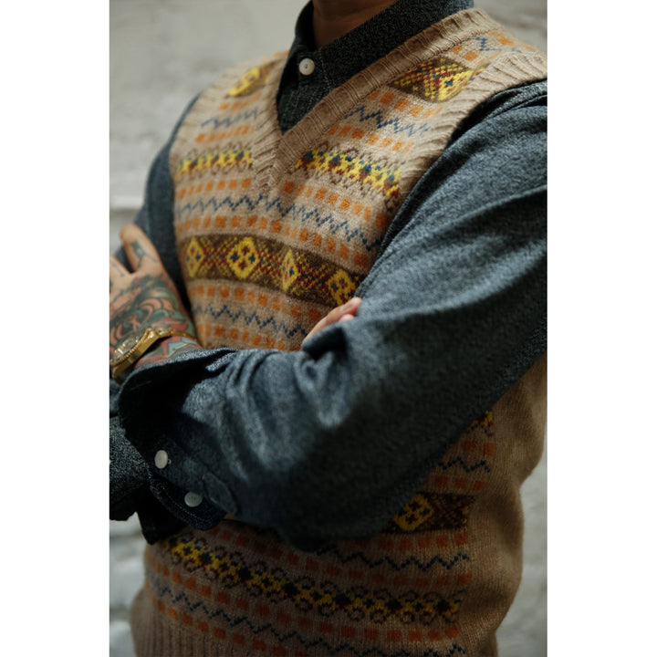 Fair Isle Wool Vest