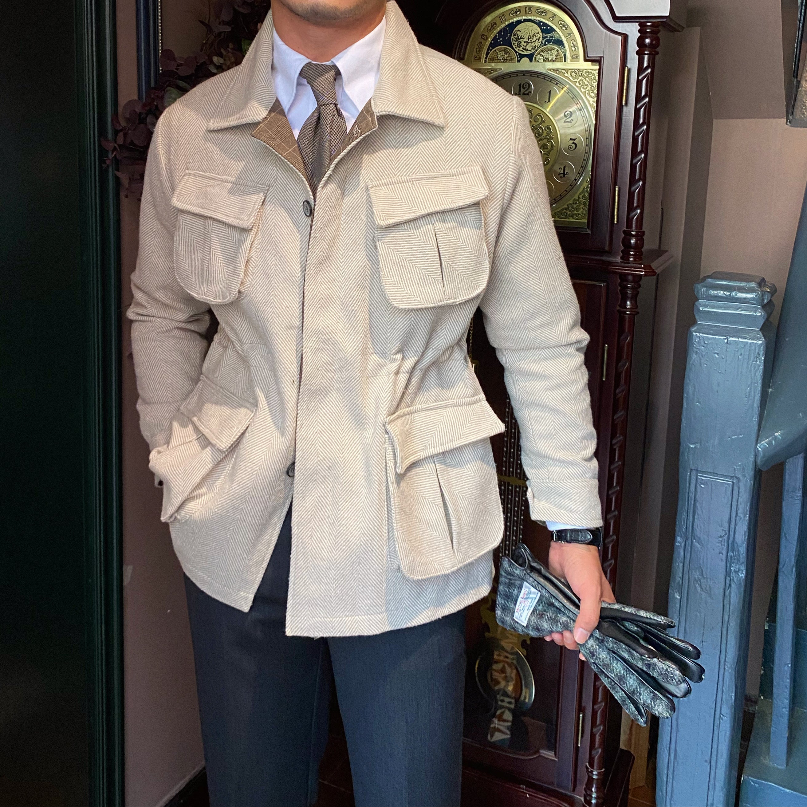 Light Luxury High-definition Waistline British Slim Jacket