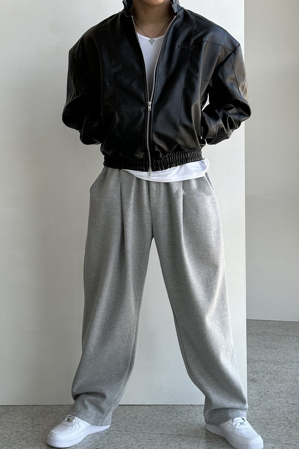 Wide-Leg Sports Pants