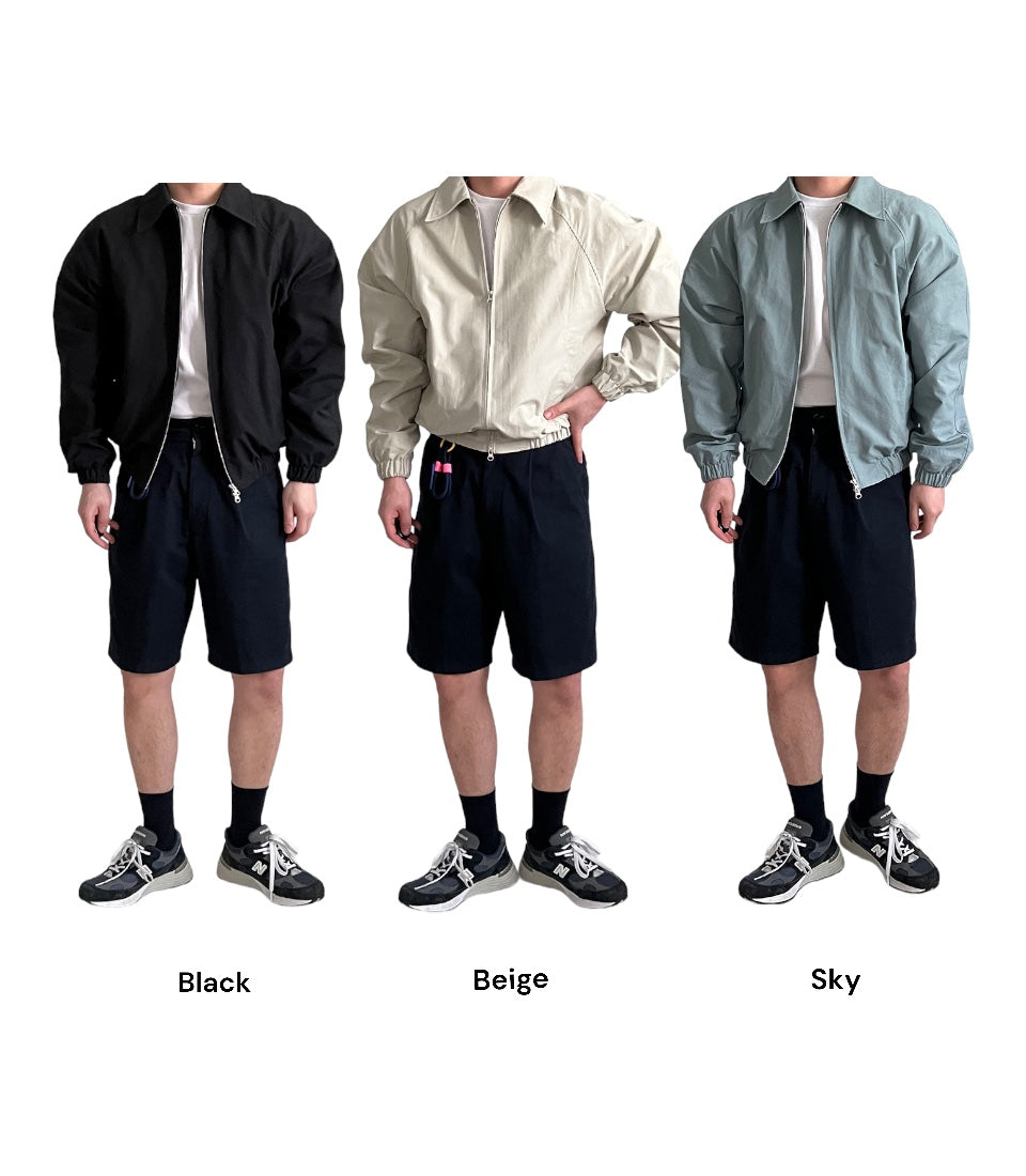 Mesh-Lined Nylon Jacket