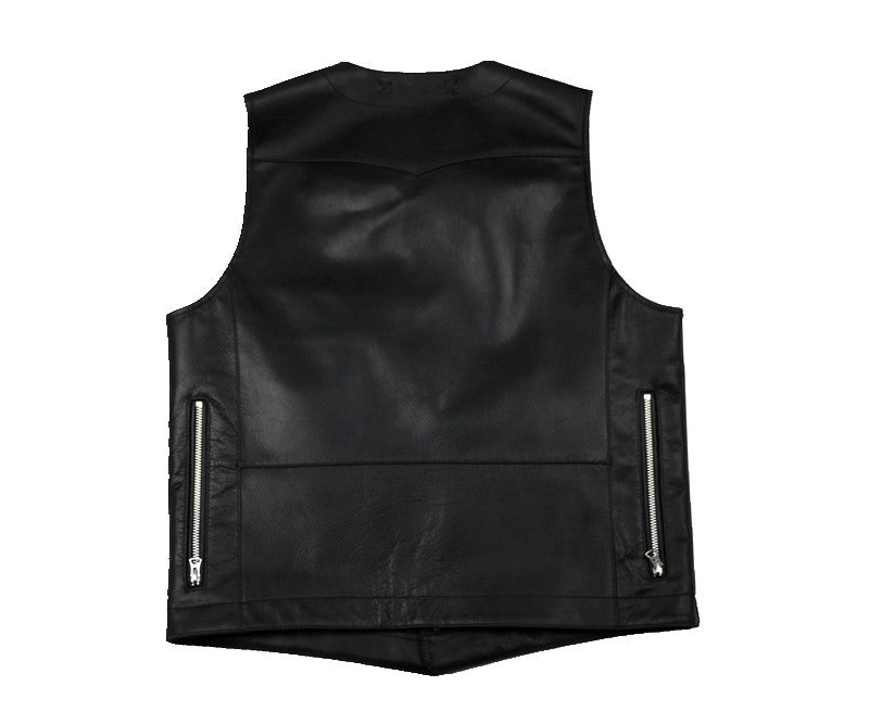 Leather Motorcycle Vest