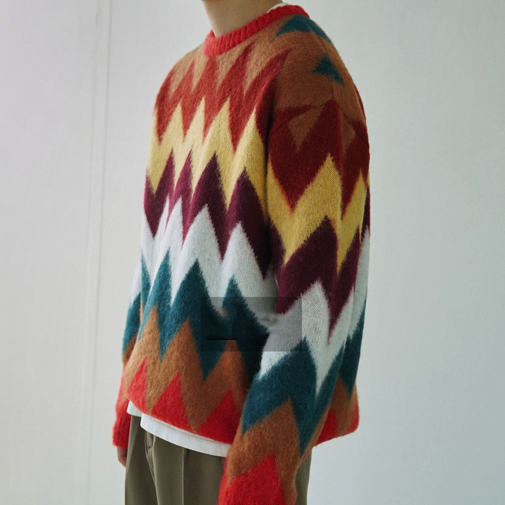 Color Wave Mohair Knit