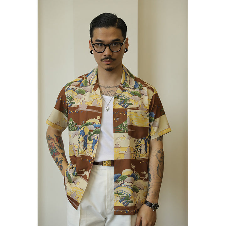 Ukiyo-E Aloha Shirt