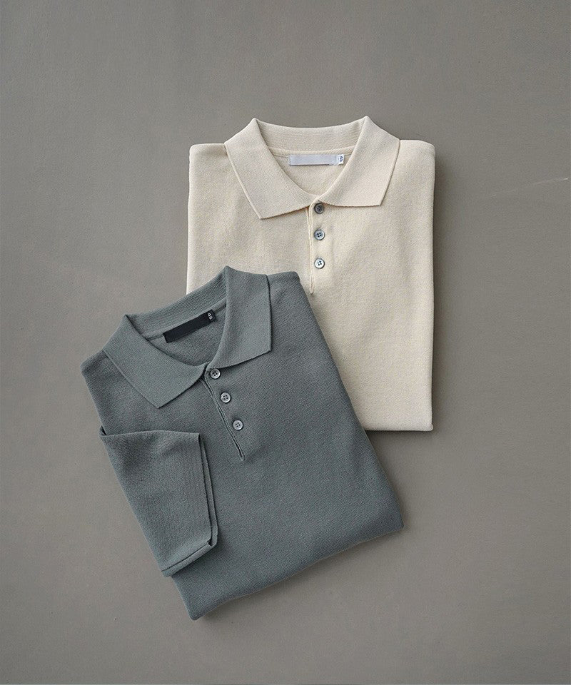 Knit Polo Shirt