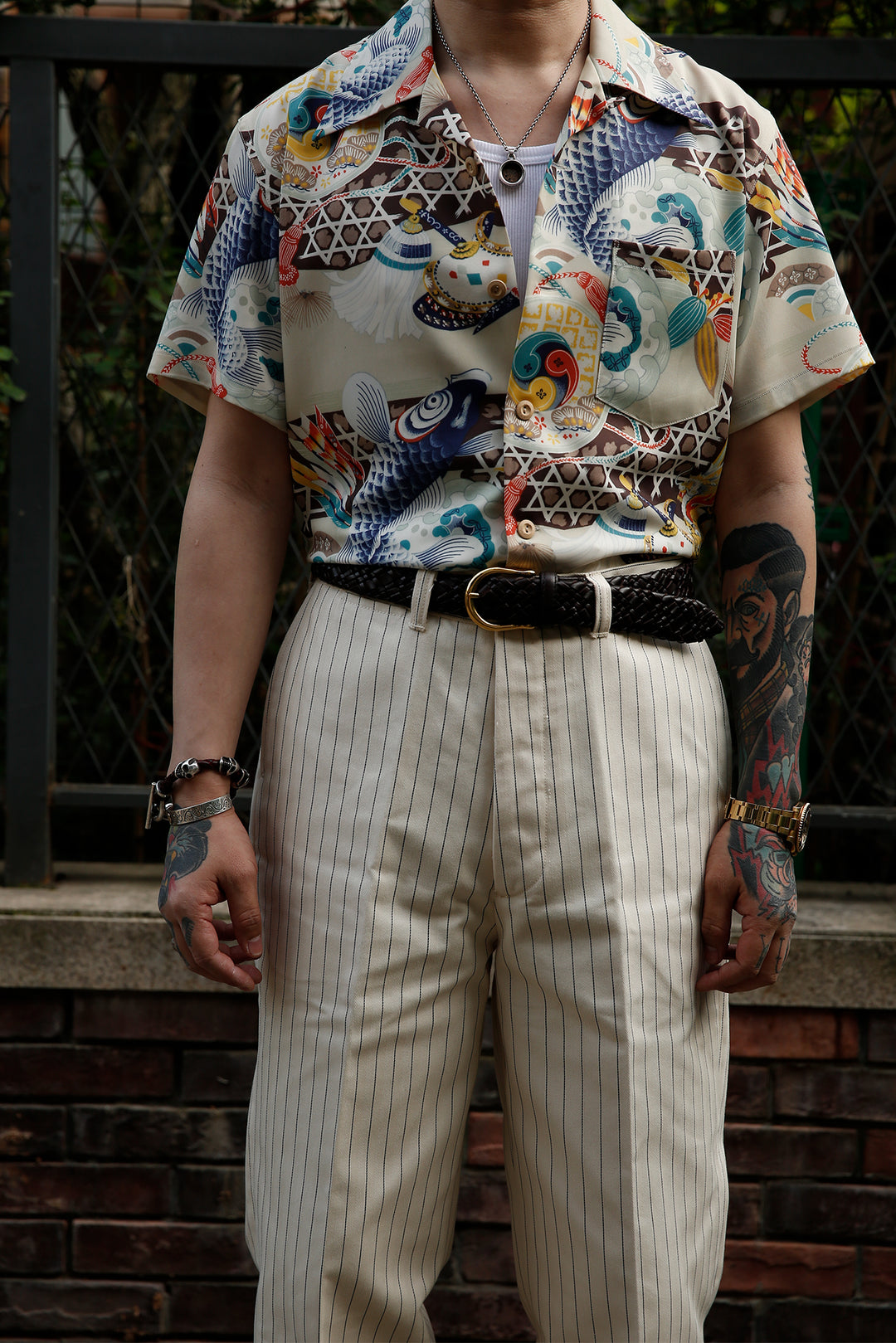 Short-Sleeved Hawaiian Shirt