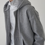 Men's Knitted Hooded Sweater Jacket Korean Agent's Pick