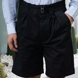 High Waist Workwear Casual Bermuda Shorts