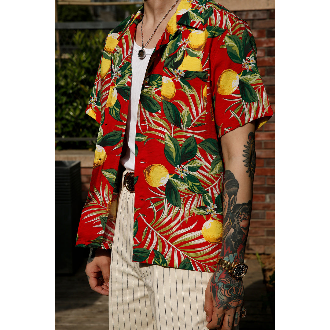 Fruit Pattern Hawaiian Shirt