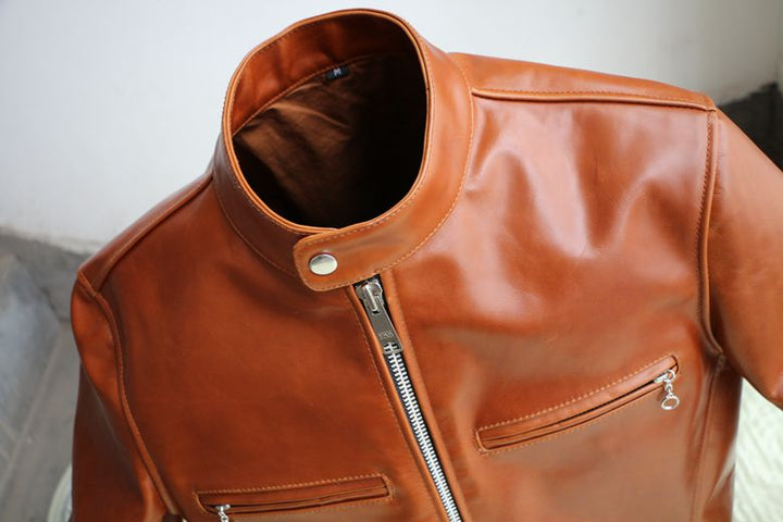 Horse Leather Motorcycle Jacket