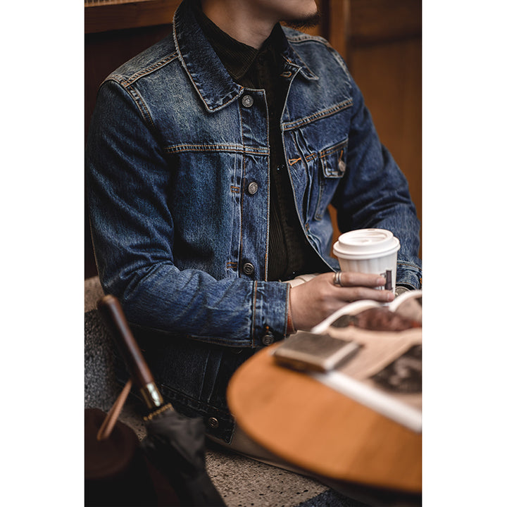 Khaki Denim Jacket