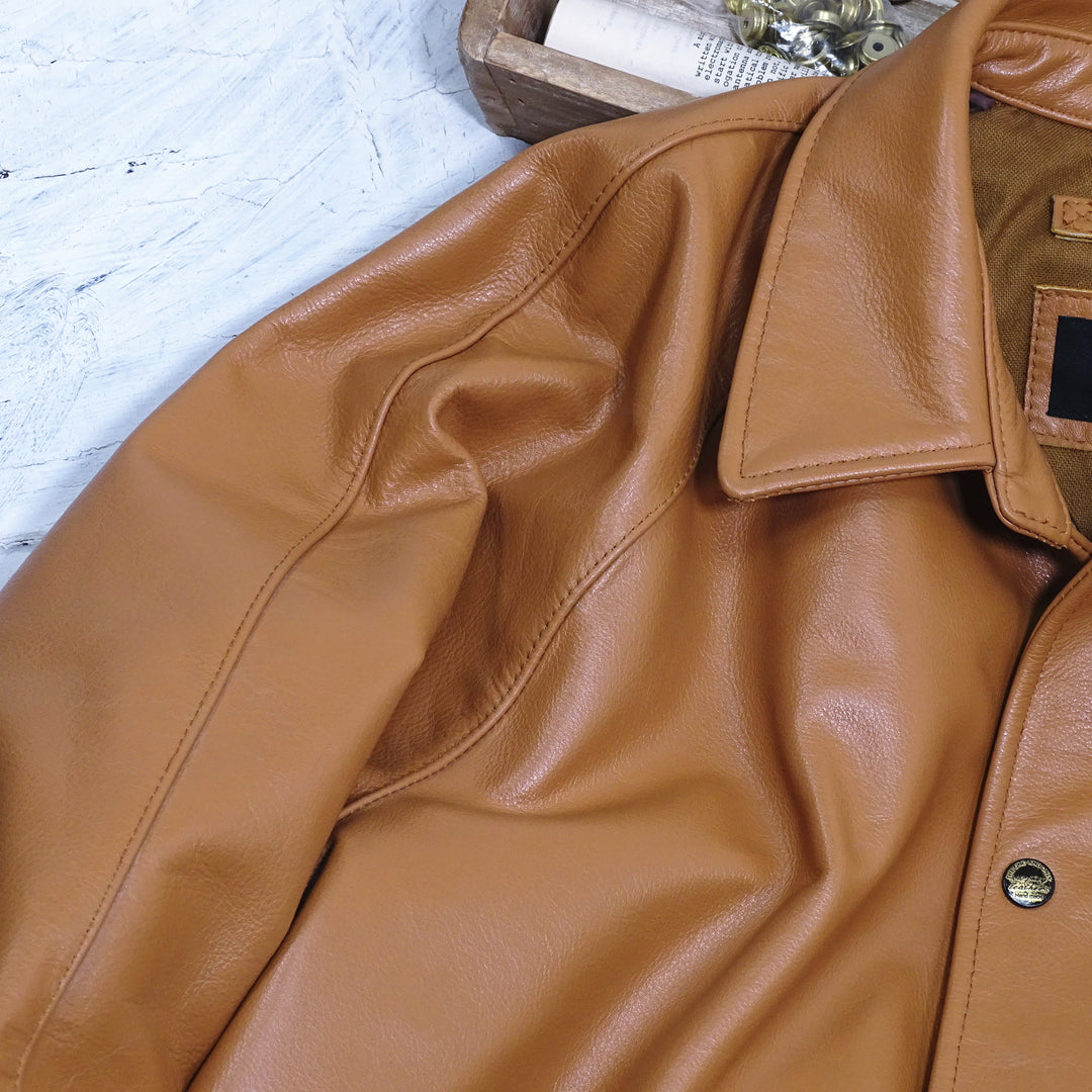 Coach Uniform Cowhide Jacket