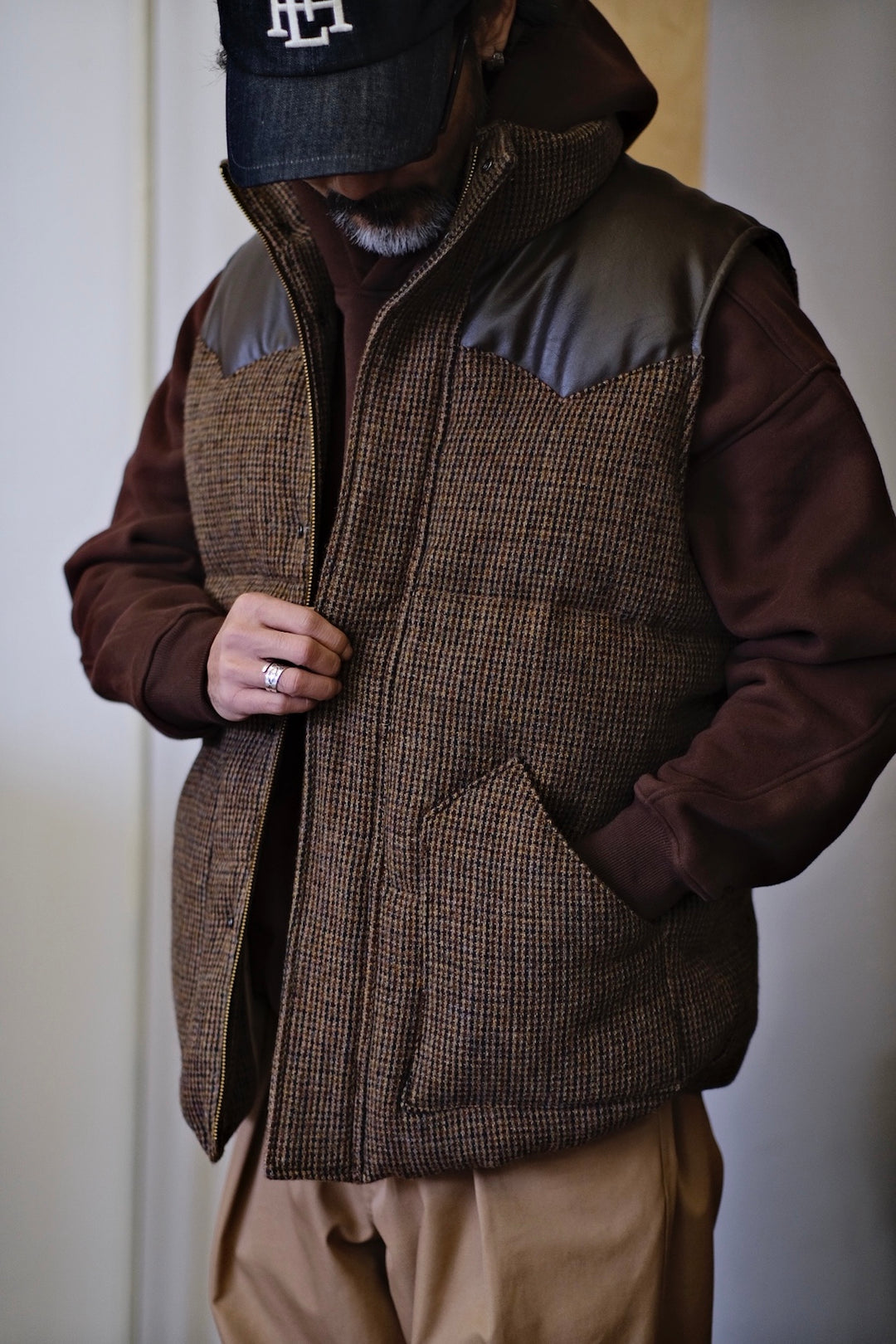 Wool Duck Down Vest