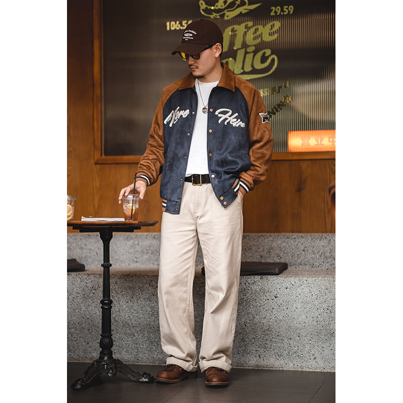 Lapel Baseball Jacket