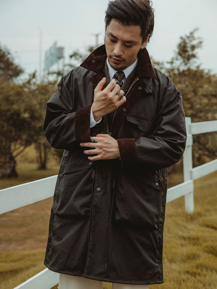 Mid-Length Waterproof Windbreaker