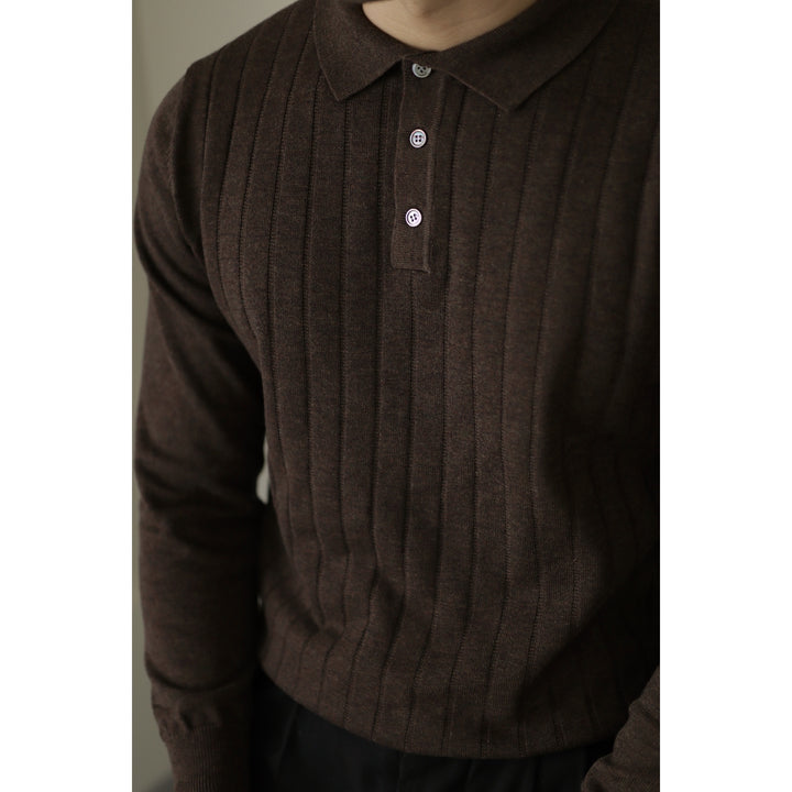 Lapel Polo Sweater